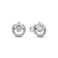 Orecchini Pandora Donna in Argento Zirconia 291248C01 - 291248C01